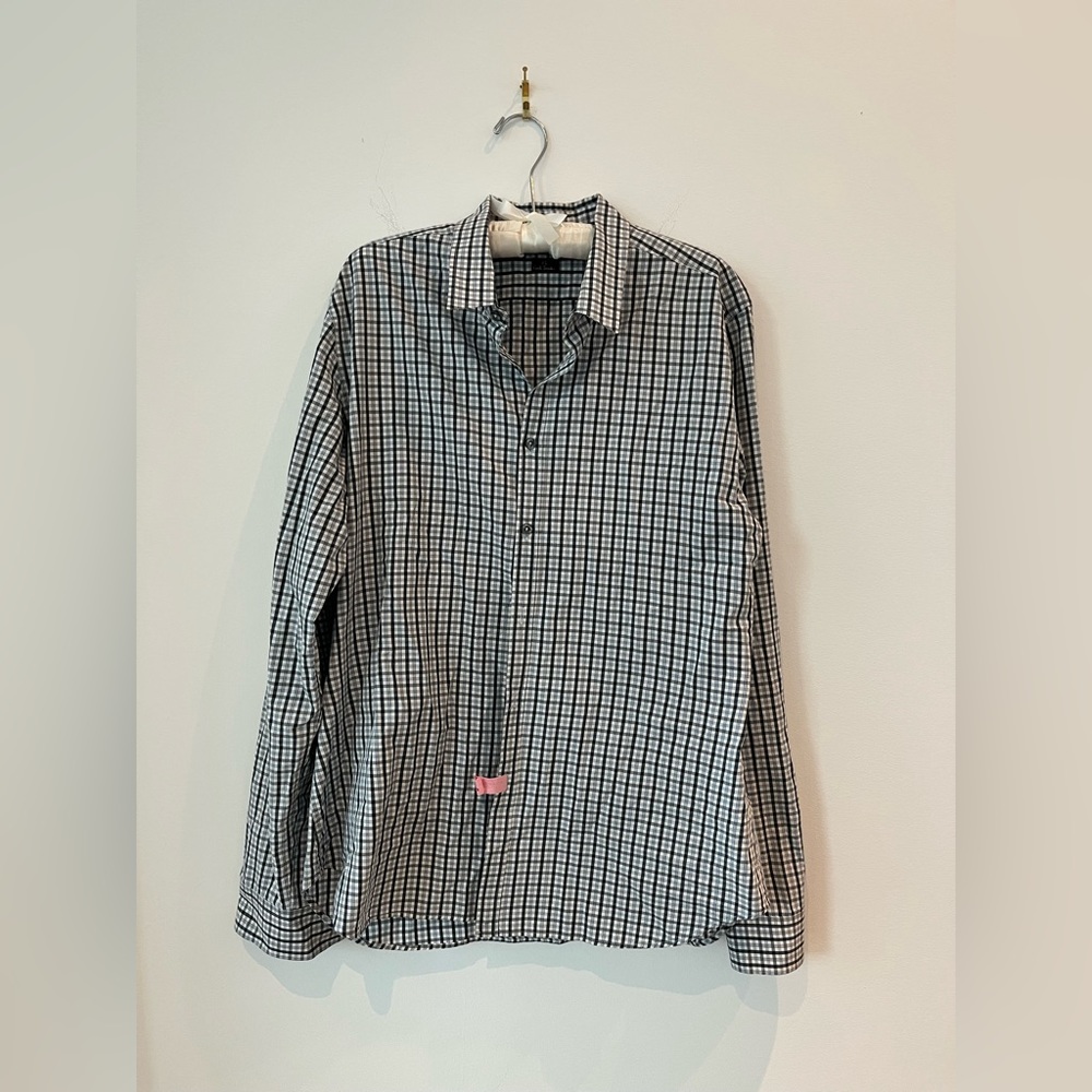 Paul smith gingham button down mens